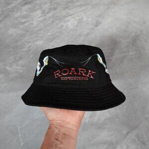 Roark X Kaname Japanese Bucket Hat Mens L/XL Snake Art Lightweight Black NEW